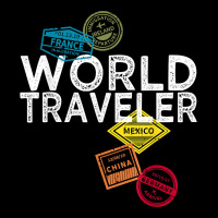 World Traveler Passport Stamp Gift Shirt For Men And Women T Shirt Heavy Core Tee | Teevron