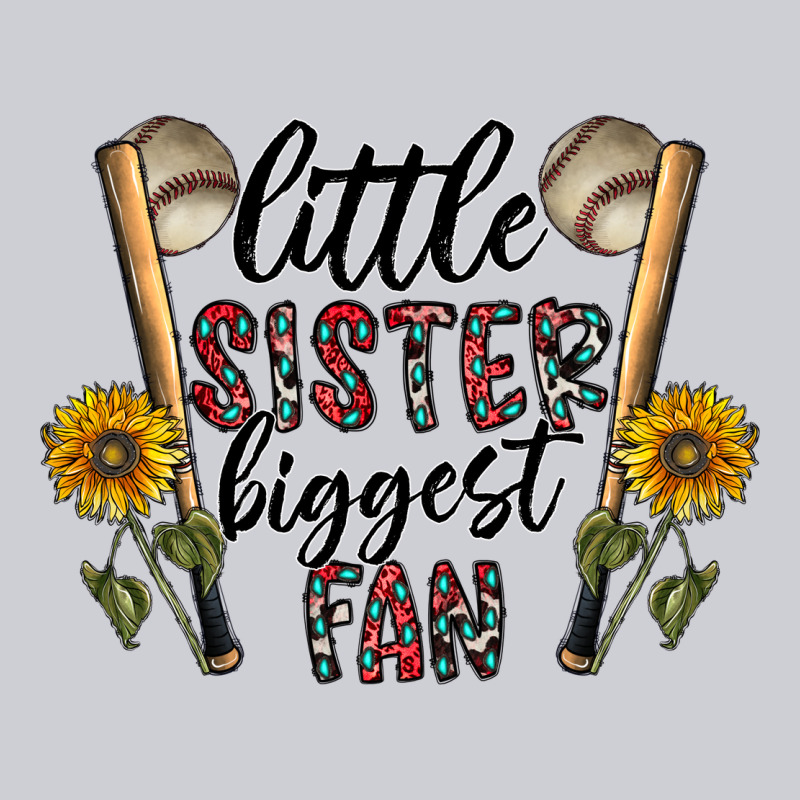 Little Sister Biggest Fan Heavyweight Sweatshirt by CowhideDigitalArt | Teevron