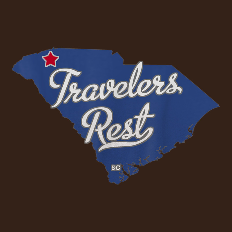 Travelers Rest South Carolina Sc Map Heavy Core Tee by trangStudio | Teevron