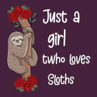 Just A Girl Who Loves Sloths Premium Tee | Teevron