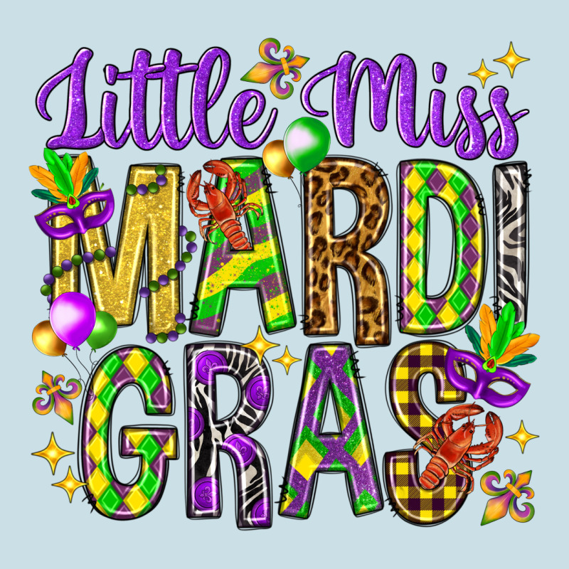 Little Miss Mardi Gras Ladies Tee by NancyCooperArtShop | Teevron