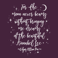 Edgar Allan Poe Literary Gift, Annabel Lee Quote Gothic Poet T Shirt Premium Tee | Teevron