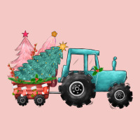 Christmas Tree Tractor Urban Heavy Tee | Teevron