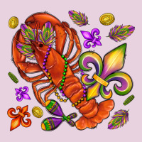 Crawfish And Fleur De Lis Ladies Tee | Teevron