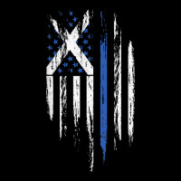 Scottish American Flag Combo Scotland Usa Saltire Gift Premium Tee | Teevron
