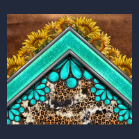 Western  Sunflower Turquise Gemstone  Tumbler Premium Sweatshirt | Teevron