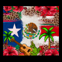 Mexican And Puerto Rico Flag Ladies Tee | Teevron