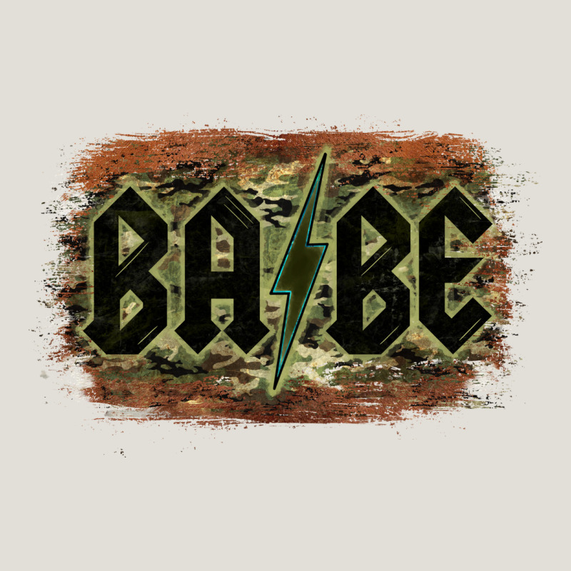 Camouflage Patterned Babe Tried Heavy Core Tee by Bettercallsaul | Teevron