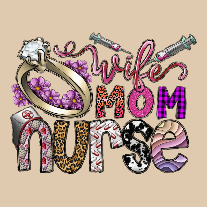 Wife Mom Nurse Heavyweight Sweatshirt by SublimationCraftShop | Teevron