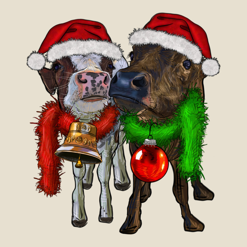 Two Christmas Heifers Urban Heavy Tee by RanaPortraitStore | Teevron