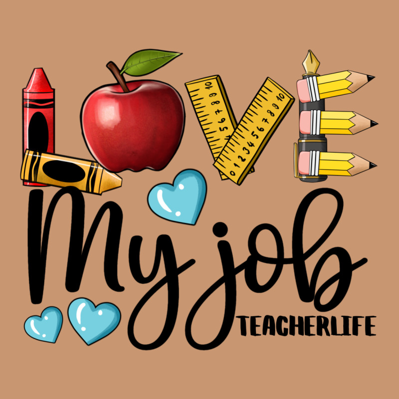 Love My Job Teacher Life Heavyweight Hoodie by BarkalooDesign | Teevron