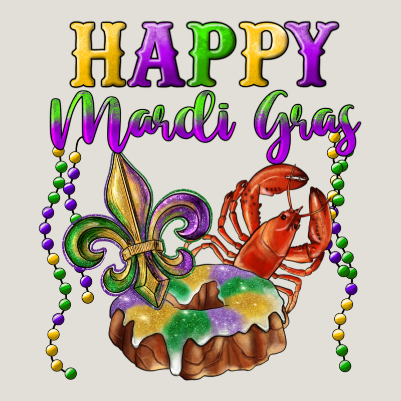 Happy Mardi Gras Fleur De Lis King Cake Crawfish Heavy Core Tee by RanaPortraitStore | Teevron