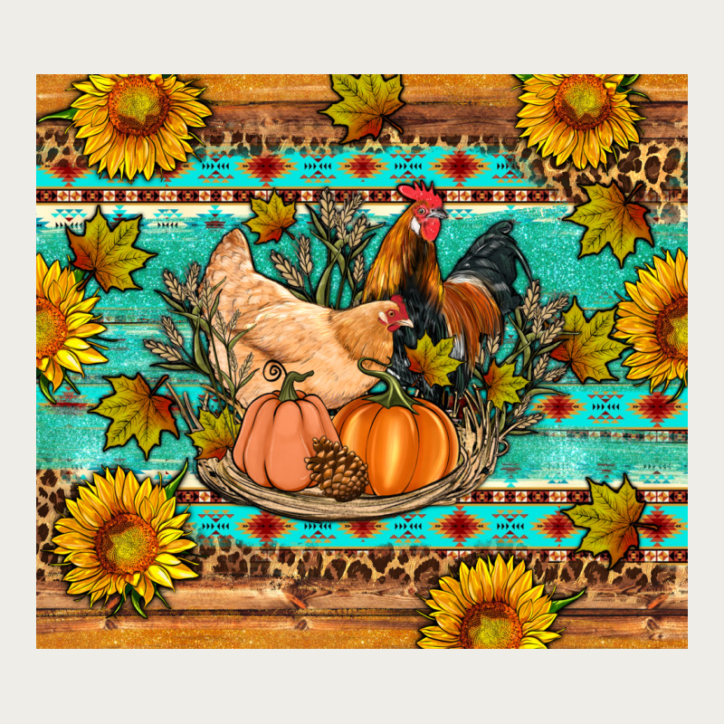 Fall Coop Animals Pumpkin Zipper Hoodie by Artiststas | Teevron