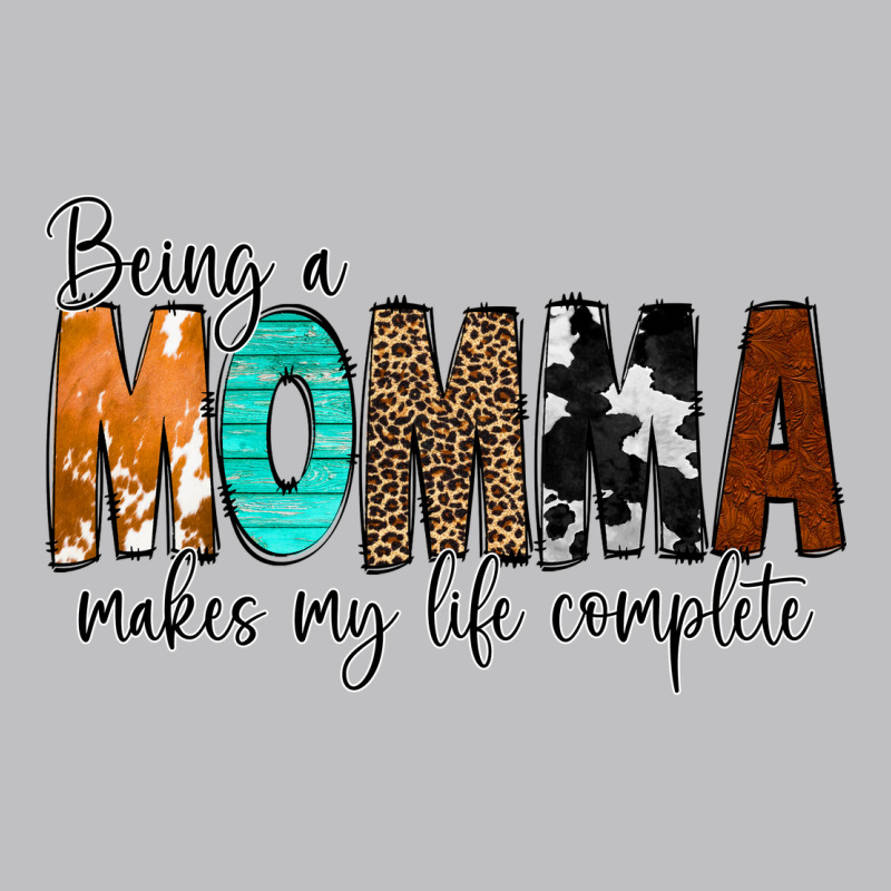 Being A Momma Makes My Life Complete Long Sleeve Tee by CowCowDesign | Teevron