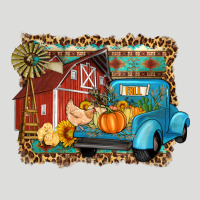 Farm Life Fall Barn And Truck Zipper Hoodie | Teevron