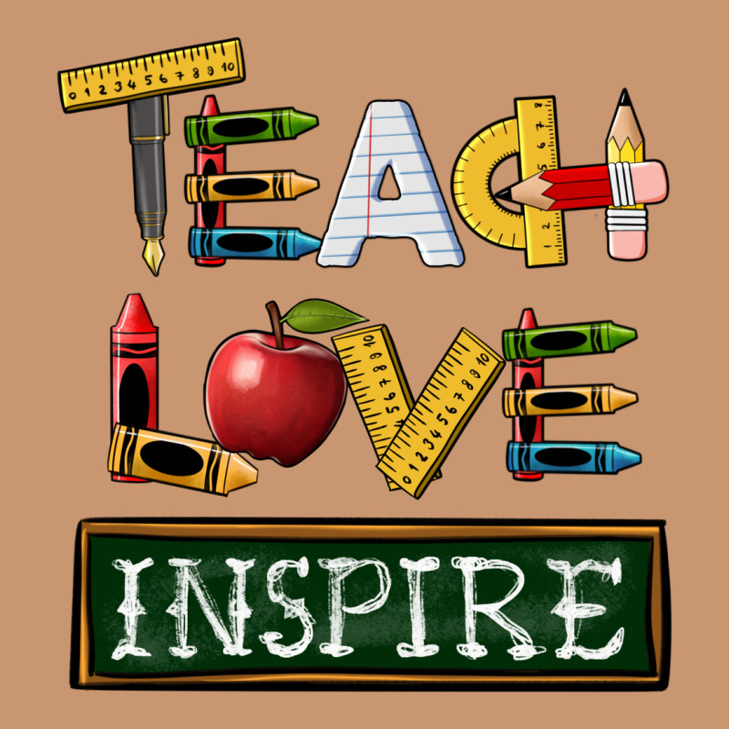 Teach Love Inspire Heavyweight Hoodie by BarkalooDesign | Teevron