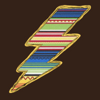 Yellow Aztec Patterned Lightning Heavy Core Tee | Teevron