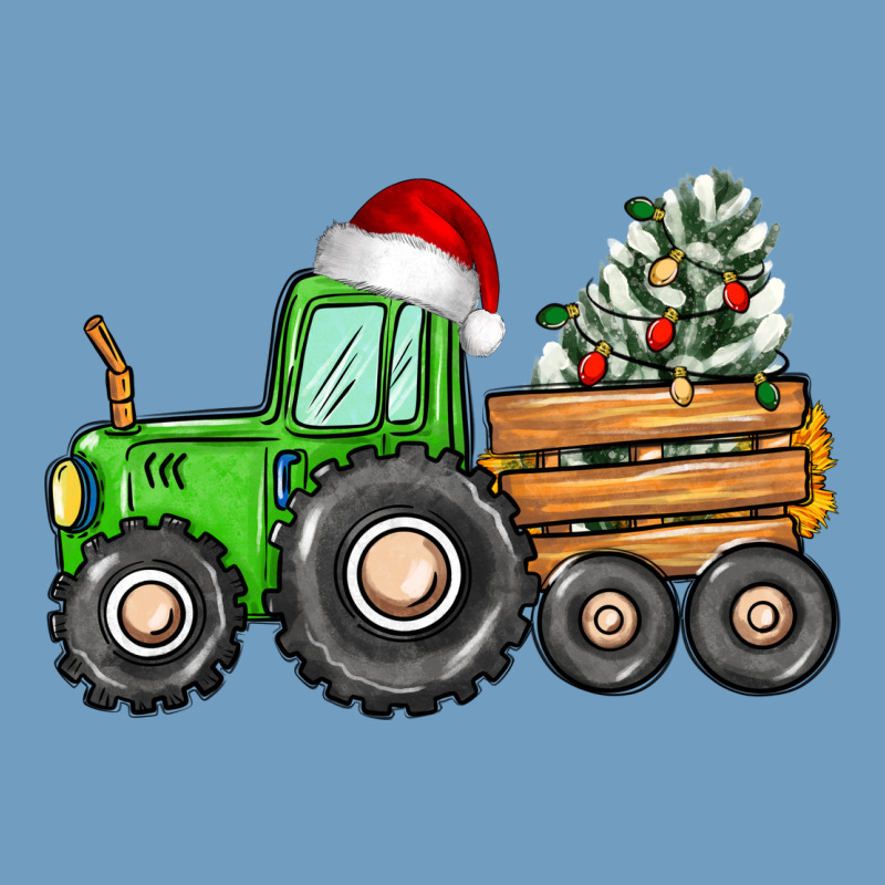 Christmas Tractor Urban Heavy Tee by CowGirlArtShop | Teevron