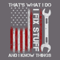 That_s What I Do I Fix Stuff And I Know Things American Flag Premium Sweatshirt | Teevron