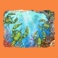 Lobster Background Premium Sweatshirt | Teevron