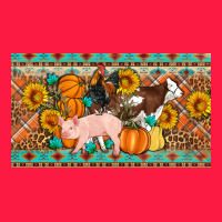 Fall Farm Animals Cow Pig Rooster Zipper Hoodie | Teevron