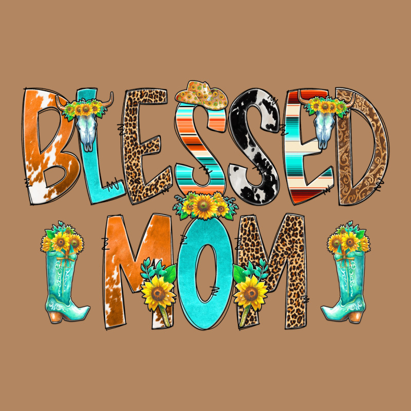 Blessed Mom Long Sleeve Tee by CowCowDesign | Teevron