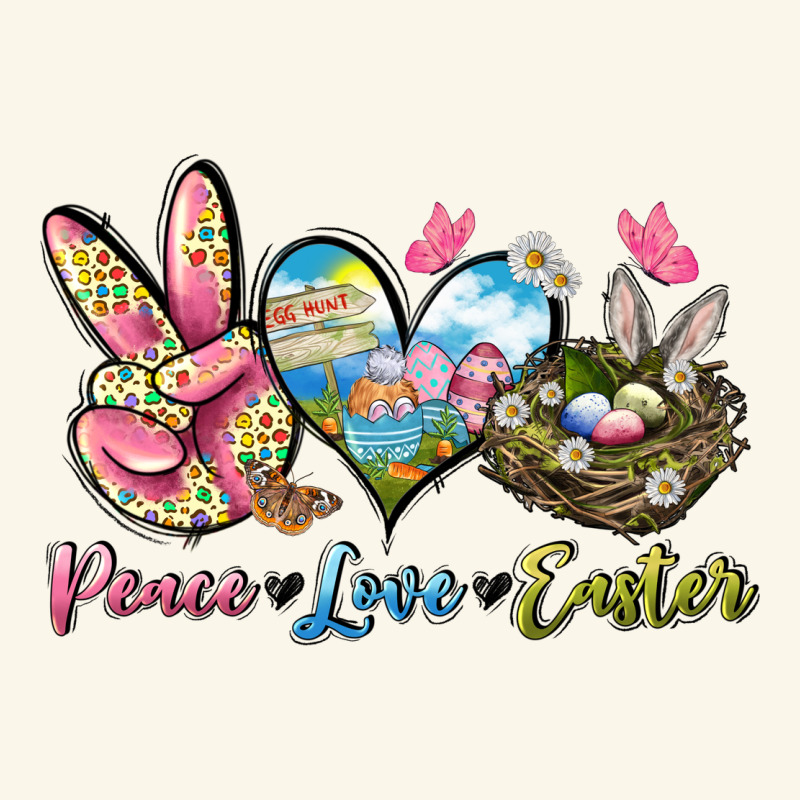 Peace Love Easter Premium Hoodie by LillyAllenDesigns | Teevron