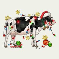 Christmas Holstein Cow Urban Heavy Tee | Teevron