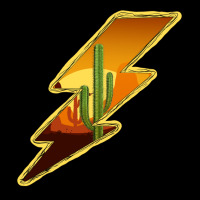 Cactus Sunset Lightning Heavy Core Tee | Teevron