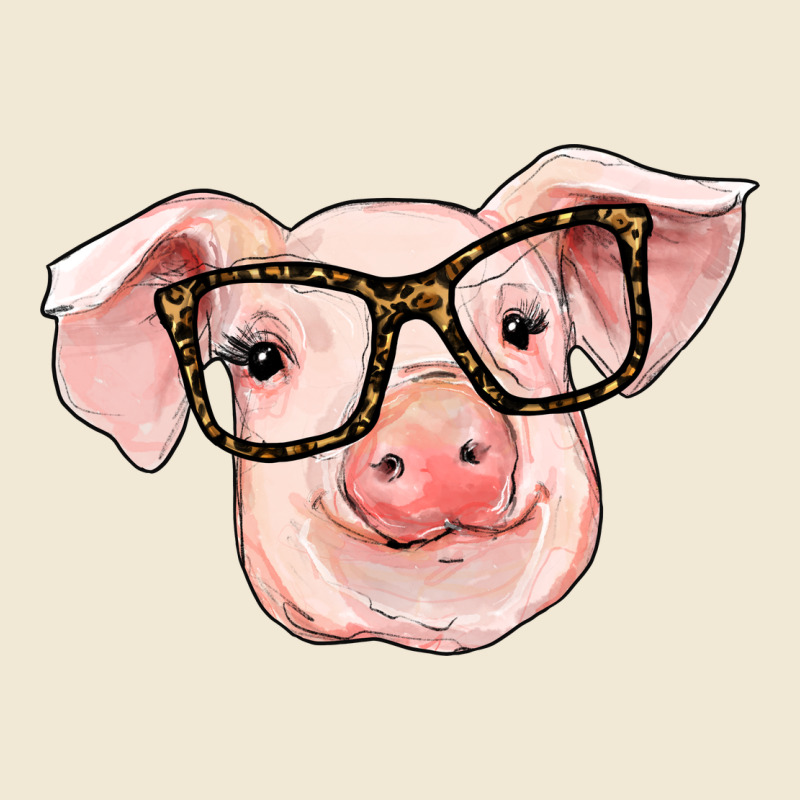 Pig With Glasses Premium Tee by RanaPortraitStore | Teevron
