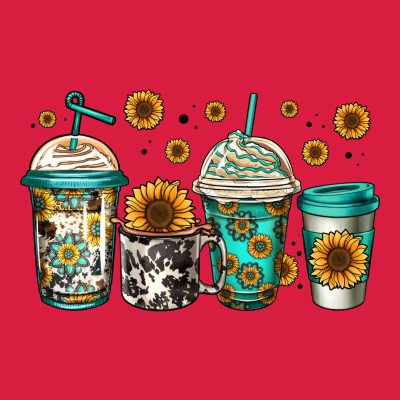 Sunflowers Coffee Cups Premium Hoodie by Jasminsmagicworld | Teevron