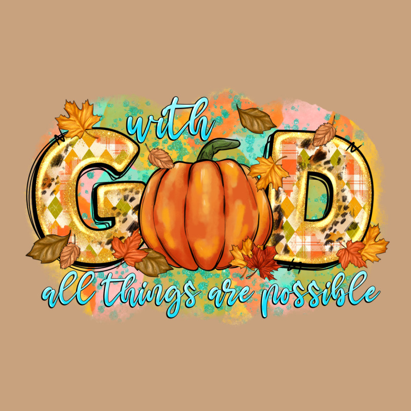 With God All Things Are Possible Vintage Tee by CowGirlArtShop | Teevron