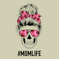Pink Flower Mom Skull Heavy Core Tee | Teevron