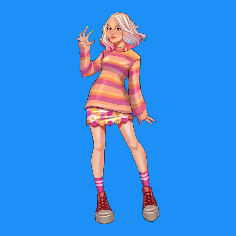 Colorful Girl Classic Tee by TumblerDesignByShophia | Teevron