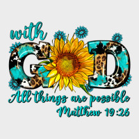 With God All Things Are Possible Sunflower Urban Hoodie | Teevron