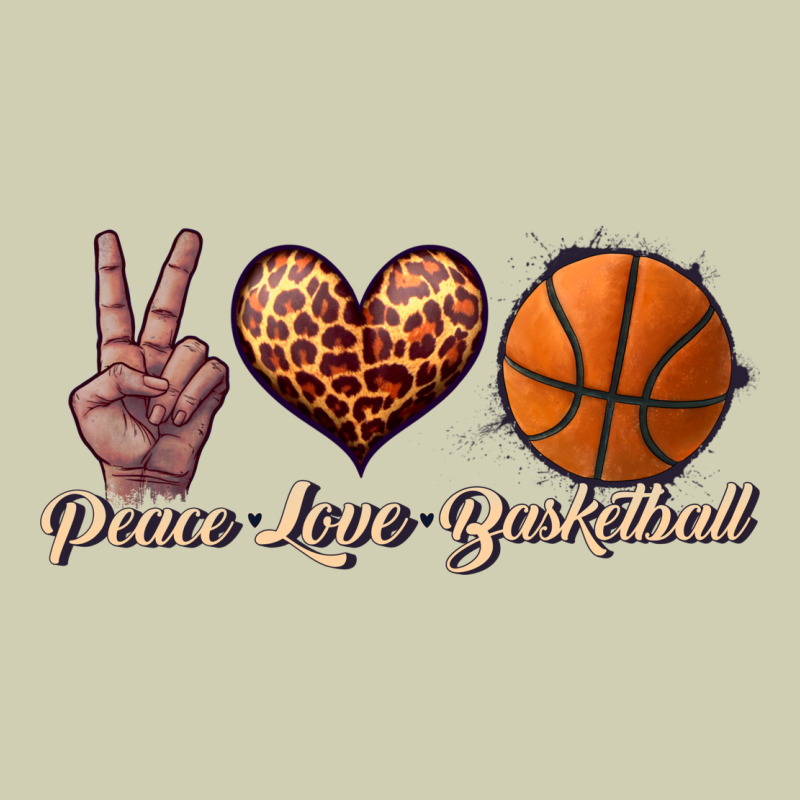 Peace Love Basketball Heavy Core Tee by JahusDesignShop | Teevron
