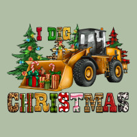 I Dig Christmas Bulldozer Urban Heavy Tee | Teevron