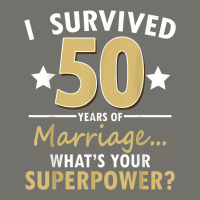 50 Years Of Marriage Superpower 50th Wedding Anniversary Premium Hoodie | Teevron