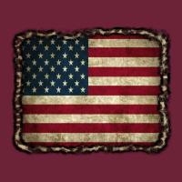 American Flag With Leopard Frame Long Sleeve Tee | Teevron
