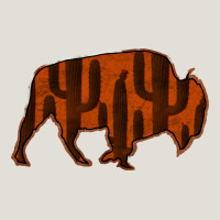 Red Cactus Bison Silhouette Heavy Core Tee | Teevron