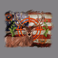 Deer Hunting Target American Flag  Background Heavyweight Hoodie | Teevron