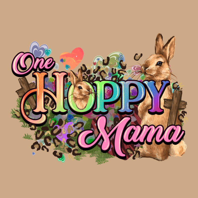 One Hoppy Mama Easter Day Vintage Hoodie by HowdyJamesFarm | Teevron