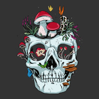 halloween skull collector mushrooms flowers and butterflies sweatshirt | Teevron