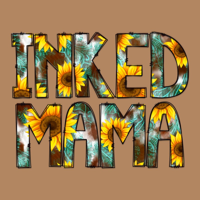 Inked Mama Flowers Long Sleeve Tee by CowCowDesign | Teevron
