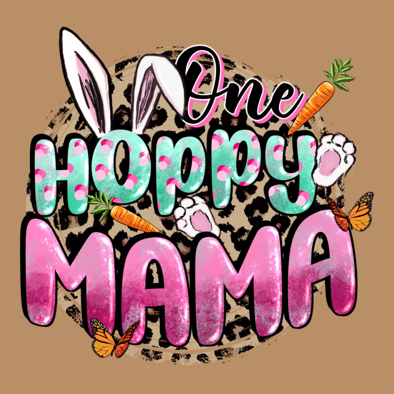 One Hoppy Mama Easter Day Vintage Hoodie by CowGirlArtShop | Teevron
