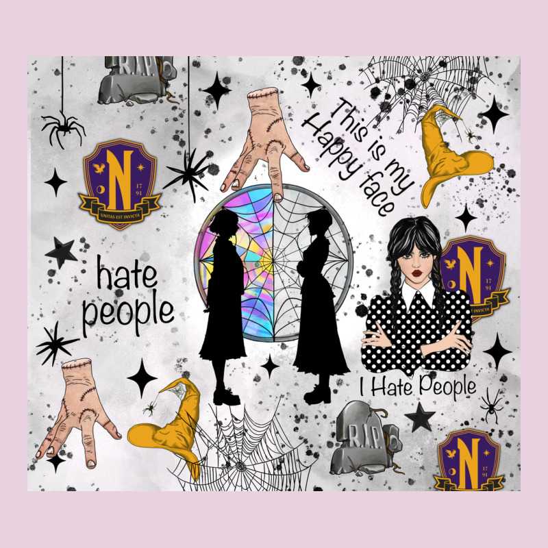 Gothic Girl And Colorful Girl Classic Tee by TumblerDesignByShophia | Teevron