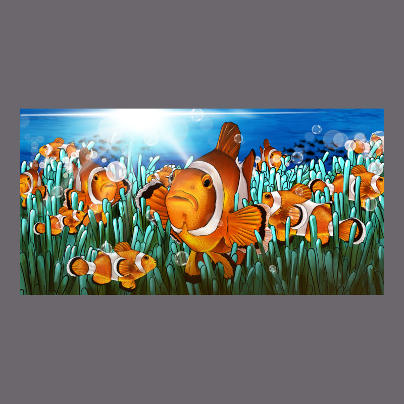 Clown Fish  License Plate Premium Sweatshirt by BarkalooDesign | Teevron
