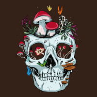 Halloween Skull Collector Mushrooms Flowers And Butterflies Sweatshirt Heavy Core Tee | Teevron