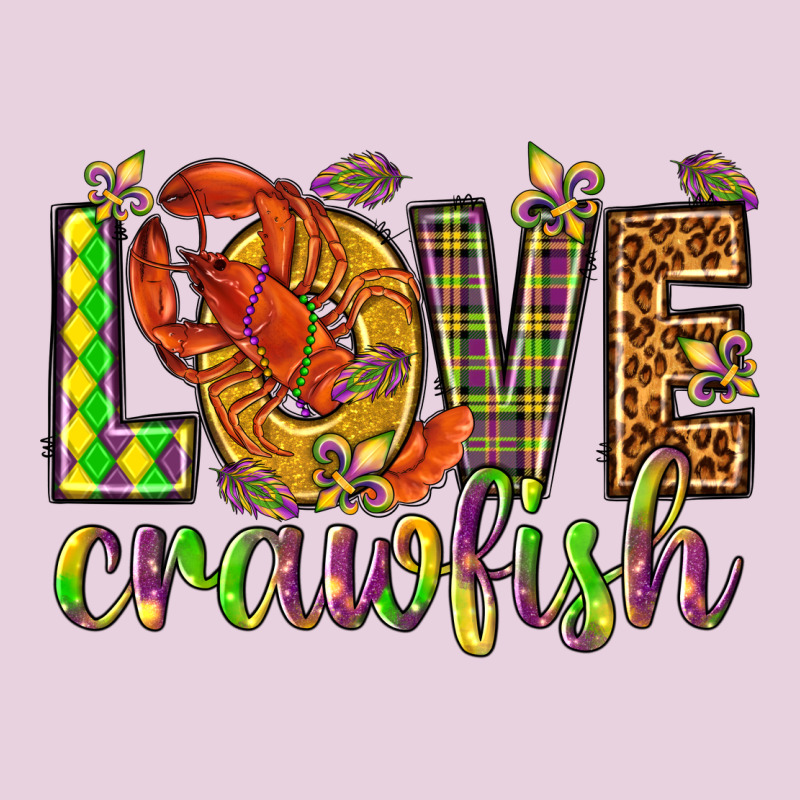 Mardi Gras Love Crawfish Ladies Tee by NancyCooperArtShop | Teevron