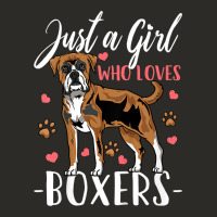 Kids Boxer Dog Just A Girl Who Loves Boxers Gift Heavy Core Tee | Teevron